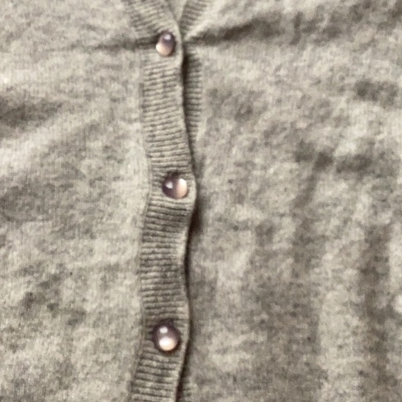 LIGHT GRAY CASHMERE CARDIGAN Fits M/LG VNPLC - Picture 5 of 16
